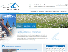 Tablet Screenshot of haiterbach.de